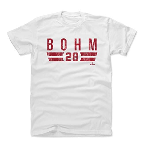 500 LEVEL ALEC Bohm Shirt (Cotton, X-Large, White) - ALEC Bohm Philadelphia Font