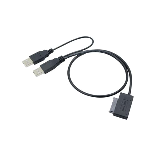 Cable adaptador USB 2.0 a Mini SATA 7+6 13Pin 0.5m miniatura 6