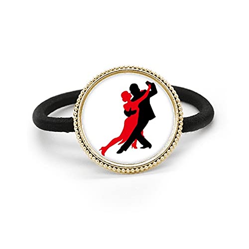 Accesorio duet dancing de metal plateado para pelo y coletas de danza