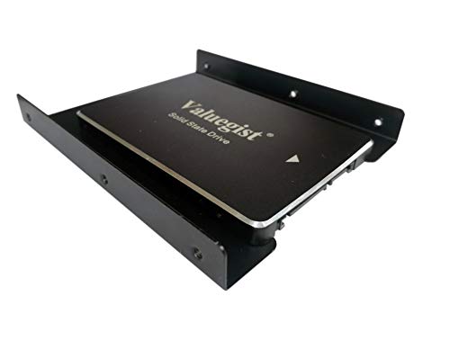 Valuegist 2.5" to 3.5" Internal SSD/HDD Mounting Kit, Metal Bracket Adapter with SATA 3.0 Cable