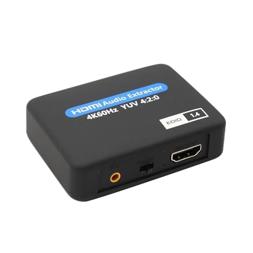 4K 2K �r�f�I���o�� - 3.5MM �R���o�[�^�[ SPDIF ���w TOSLINK �X�e���I�o�̓X�v���b�^�[�A�_�v�^�[�ƌ݊���������܂� | Delivers stereo power for passive speakers with Blueto