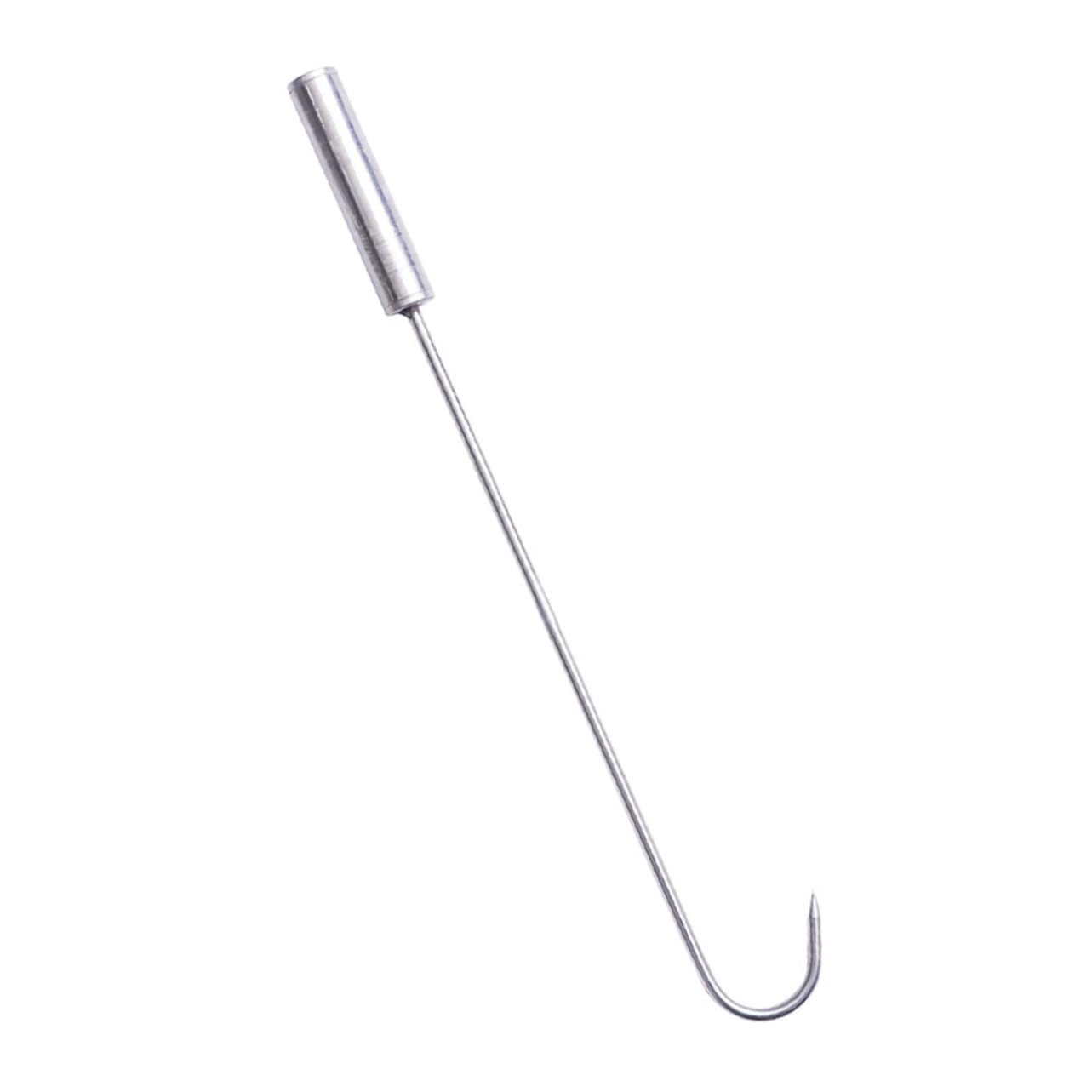 Cabilock Meat Grill Flipper Stainless Steel Meat Hook Flipper Easy Grilling Flipping Tool Versatile Fish Vegetables