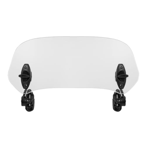 Déflecteur de vent acrylique pour moto réduisant la fatigue sur longue distance