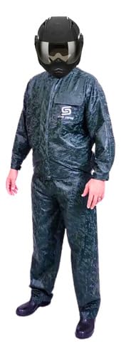 CAPA CHUVA MOTOQUEIRO CAMUFLADO VERDE E PRETO STAR CAPAS (BR, Alfa, GG, Regular, Regular, VERDE)