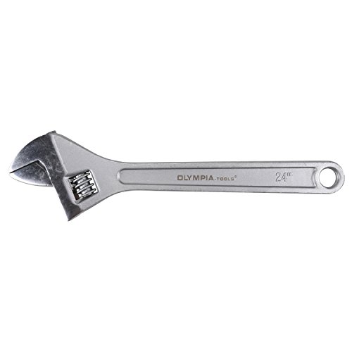 Olympia Tools Adjustable Wrench 01-024, 24 Inches, Silver #TOP2