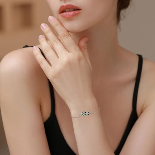 Butterfly Bracelet Sterling Silver Abalone Shell Butterfly Bracelet Christmas Jewelry for women2