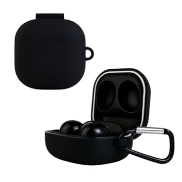 NERDCASE, Case, Capa, Capinha Preta, Compatível com Galaxy Buds FE, 2, Pro, Live