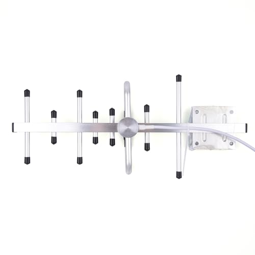 WSOLDMA 2G/3G/4G LTE Yagi-Antenne, 12 dBi, Außenantenne 698-2700 MHz – Richtantenne, N-Typ-Buchse mit 0,3 m Kabel, für Netzwerk-Router (nur Antenne)