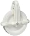 4 Inch Wheel High Grade Impact Plastic Clothesline Pulley Weather Resistant Noiseless Operation (2)