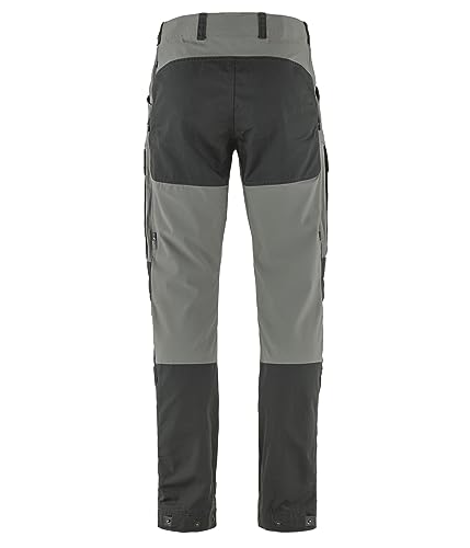 Image of Fjallraven Keb Men's Trekking Trousers - Durable, Water Resistant, Vented, Reinforced Stretch Fabric - Hiking, Trekking, Iron Grey /Grey, 29W x 32L