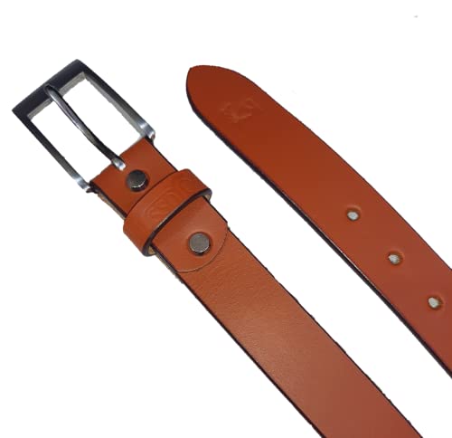 Leather Belt for Men, 100% Full Grain Real Solid Leather Men's 25mm Classic Jean Belt combo pack of 23