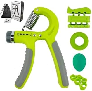 CKSpor 5 Parça El Bilek Parmak Güçlendirici Egzersiz Aletleri El Kol Bilek Parmak Geliştirici Set CKS-108ST (Yeşil) - Görsel 2