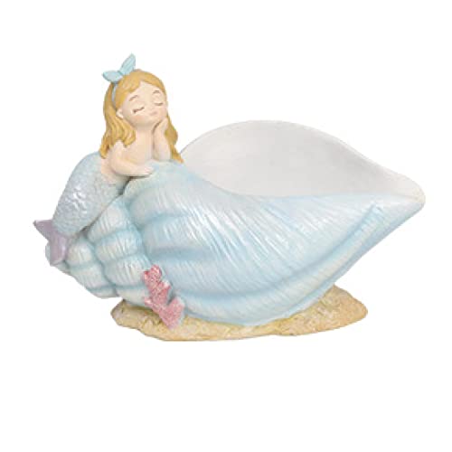 MDROGKUX Estatua de Concha de Sirena, Sala de Estar para el hogar, Mesa de Centro, Entrada,...