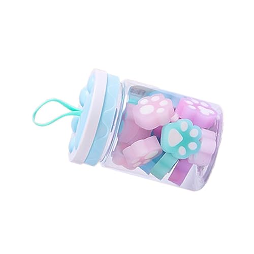 Generic 猫足消しゴム 2箱セット ? 子供向け鉛筆用消しゴム 軽量ポータブル 絵画教室や学校の文房具に