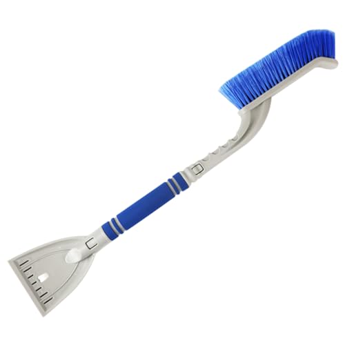 Happyyami Multi-function Car Scraper Windshield Scraper Windscreen Scraper Snow Wiper for Car Tools Snow Scraper for Car Windscreen Ice Scraper The Cars Snow Cleaner for Car Brush Window Pp