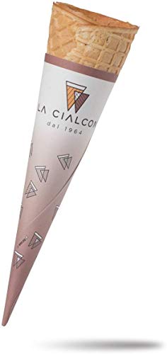 LA CIALCON 290 conos medianos enrollados con molde para helado Ice Cream para helados Cover