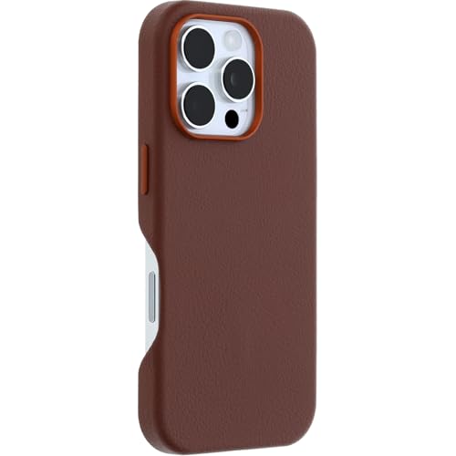 Image of OtterBox iPhone 16 Pro Symmetry Series Cactus Leather for MagSafe - Rich Adobe Brown