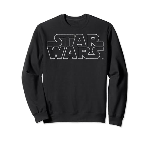 Sweatshirt Star Wars Vintage logo imprimé rétro authentique et coton doux