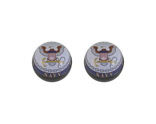 Tapones de válvula Navy Lowrider Negro/Blanco miniatura 1
