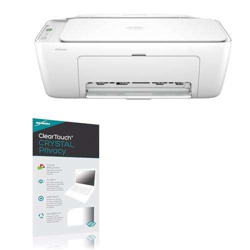 BoxWave Screen Protector Compatible with HP DeskJet 2855e - ClearTouch Crystal Privacy (2-Pack), Privacy Screen Protector Flexible Film Clear