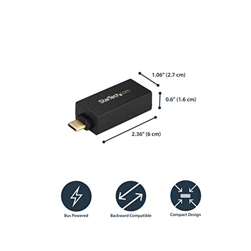 Adaptador USB-C a Ethernet Gigabit RJ45 Thunderbolt 3 compatible Surface 4