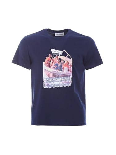 T-shirt bleu Yes Zee T728 idéal pour vos terrasses d'été