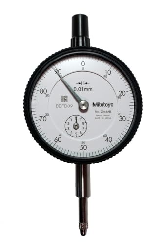 Mitutoyo Comparateur, dos plat, Type ISO