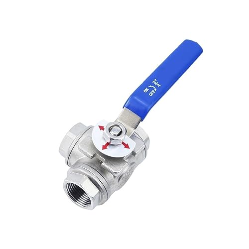 Válvula de bola de tres vías DN20 tipo L para el control seguro de agua y aire en redes 2