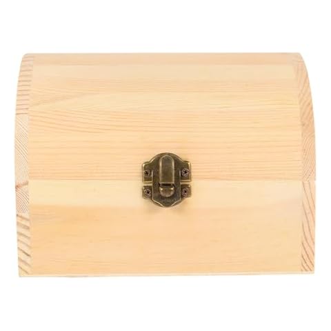 Wooden Treasure Chest DIY Storage Box Cover