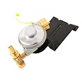 JESFKIK 80477 Gas Grill Valve and Regulator Assembly for Weber Q100 Q120 Series Valve Regulator Replacement Parts for Weber 386001 386002 516501 516002