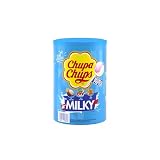 Chupa Chups - Tubo de 100 Sucettes - Parfums Choco/Vanille, Lait/Fraise, Caramel - 0 Pour ...
