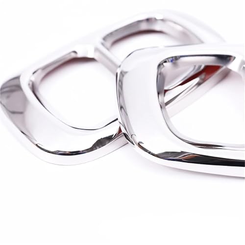 Embouts d'échappement CLA W117 double sortie look argent brillant 2013-2016