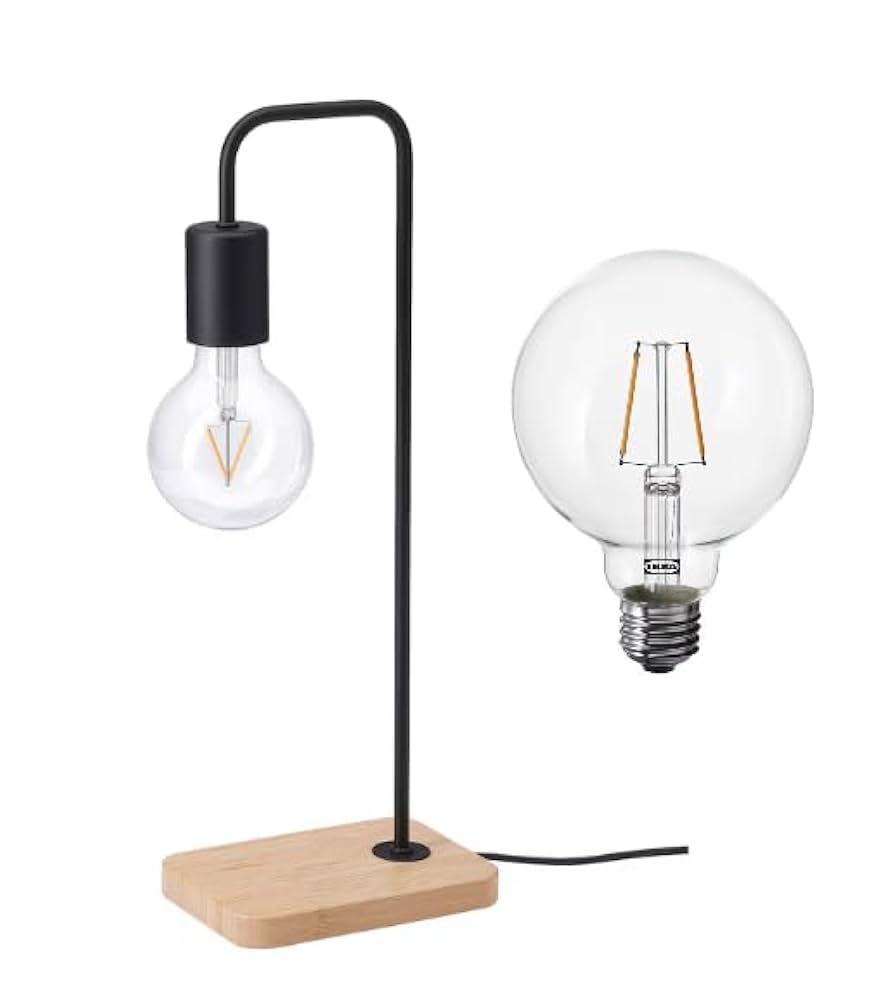 【tomdog】IKEA LUNNOM LED電球　セット売り LUNNOM ルッノム LED電球 E26 150ルーメン, 球形 クリア, 95 mm