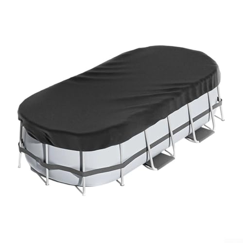 Whychstore Ovale Poolabdeckung 2,1 x 4 m
