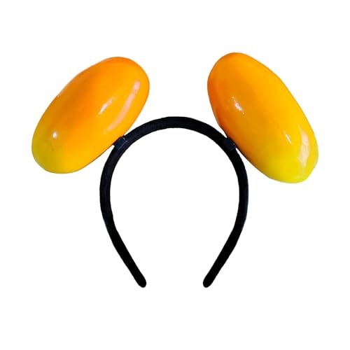 Ldabrye Diadema cómoda de resina realista para el pelo con frutas y verduras para eventos temáticos, accesorios para el cabello para mujeres y niñas
