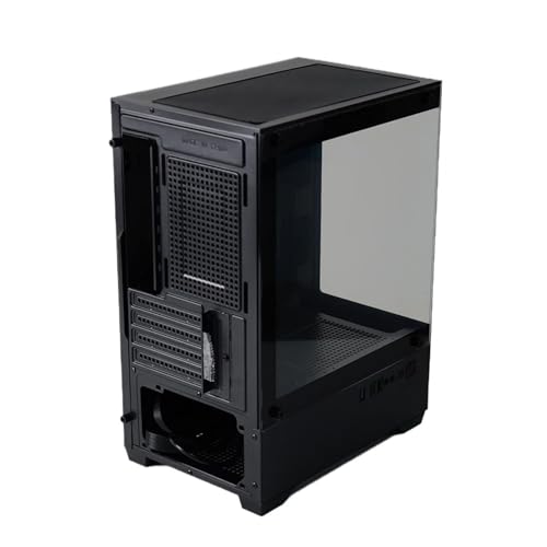 Gabinete de computadora EWAIDI Mid Tower Micro-ATX en aluminio con vidrio templado color blanco miniatura 5