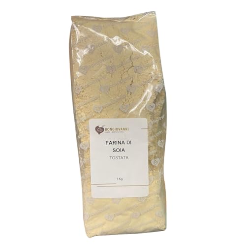 Bongiovanni Farine e Bonta' Naturali Harina de Soja Tostada 1Kg Bio 1000 g