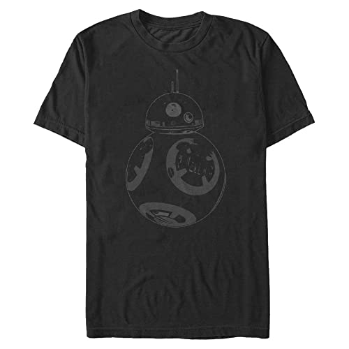 T-shirt Star Wars BB8 coupe ample XL noir pour homme grand