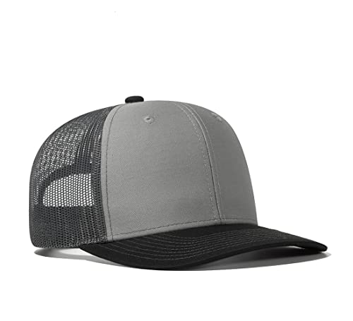 Image of Quanhaigou Trucker Hat - Mesh Snap Back - Unisex Adjustable Baseball Cap - Outdoor Hats for Men Women