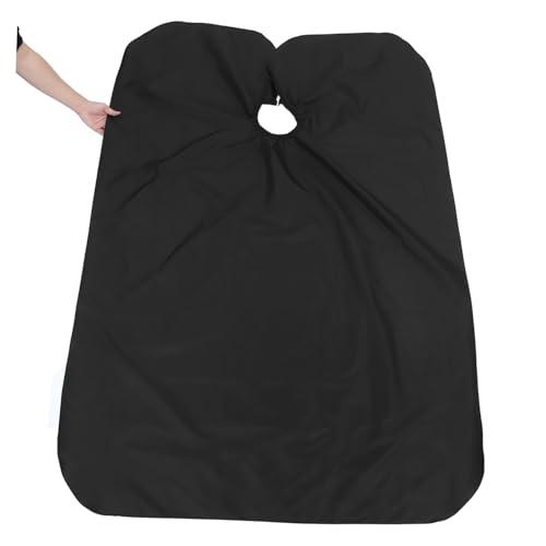 Set de 3 capas impermeables para corte de cabello negras miniatura 7