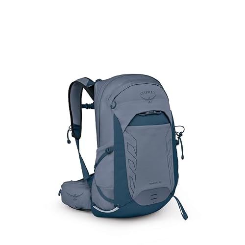 Osprey Tempest 22L Women’s Lightweight Hiking Backpack with Hipbelt, Anchor/Blue Atlas