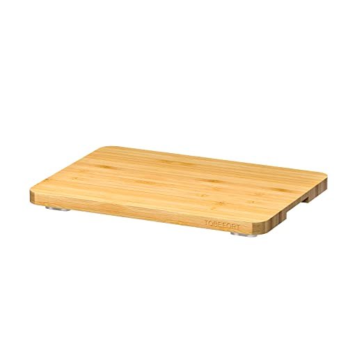 Cutting Board Compatible With Toa-60/Toa-65/Toa-70 Convection Air Fryer Toaster Oven, Bamboo Cutting Board With Handles And Heat Resistant Silicone Feet, Creates Storage Space, 15.4" X 11" #TOP6