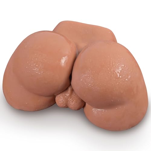 5LB Male Sex Doll with Bubble Butt Realistic Male Masturbator Stroker Pocket Pussy Ass with Lifelike Testicles & Tight Anus for Men Masturbation Adult Sex Dolls Torso for Gay with 3D Anal Channel