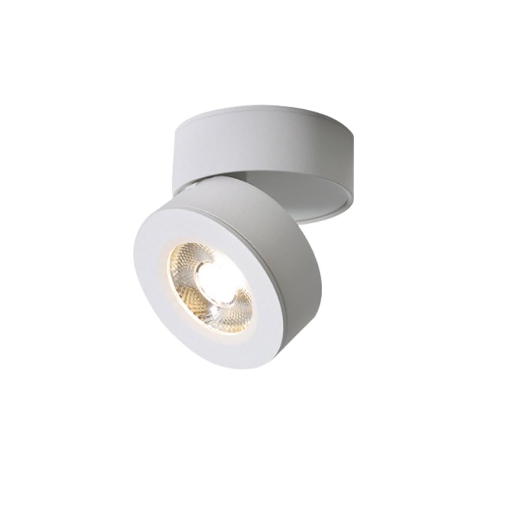 IOEDHW Creative Modern Downlight Foldable Spot Light Surface Mounted Ceiling Spot Lamps Ultra Thin Aisle Lights Bedroom Kitchen Island Corridor Directional Ceiling Down Lighting Anti-glare Ceiling Lam