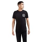 Ropa oficial de la Nasa Nasa Stack Camiseta, Negro, M para Hombre