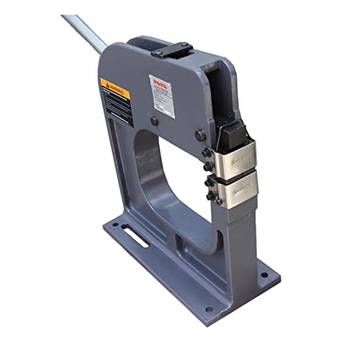 Kaka Industrial Metal Stretcher Shrinker, Ss-16 Metal Shrinker Stretcher With A Hand-Operated Lever, 16 Gauge Mild Steel, 8-Inch Throat Depth, Stretcher With Two Sets Of Jaws #TOP4