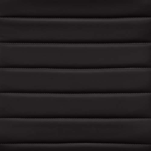 Amazon Basics High-Back Executive Swivel Office Desk Chair With Ribbed Puresoft Upholstery - Black, Lumbar Support, Modern Style #TOP7