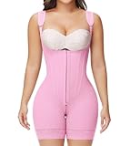 SHAPSHE Fajas Colombianas Moldeadoras De Cintura Y Abdomen Reductoras Faja Body Shaper Postparto Para Mujer Postpartum Stage 1/2/3 Bbl Compression Garment for Women Pink