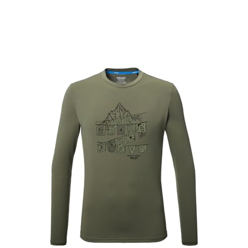 T-Shirt Randonnée Homme respirant MILLET anti-UV UPF40 pour marche en montagne