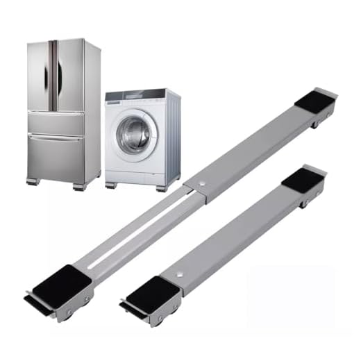 VITX Suporte Com Rodinha e Tamanho Ajustavel Para Geladeira Maquina de Lavar ou Moveis Com Capacidade Testada Até 200kg